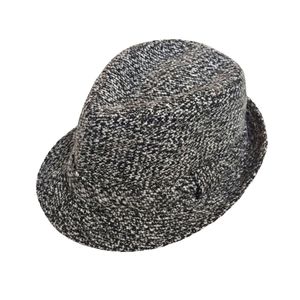 Kid's Target Brand Gray Tweed Wool Cotton Blend Fedora Hat Costume